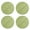 Green, variant on Round Braided Placemats Set of 4 Attractive Washable Round Placemats for Kitchen Table 15 inch Round Table Mats (Green, 4)