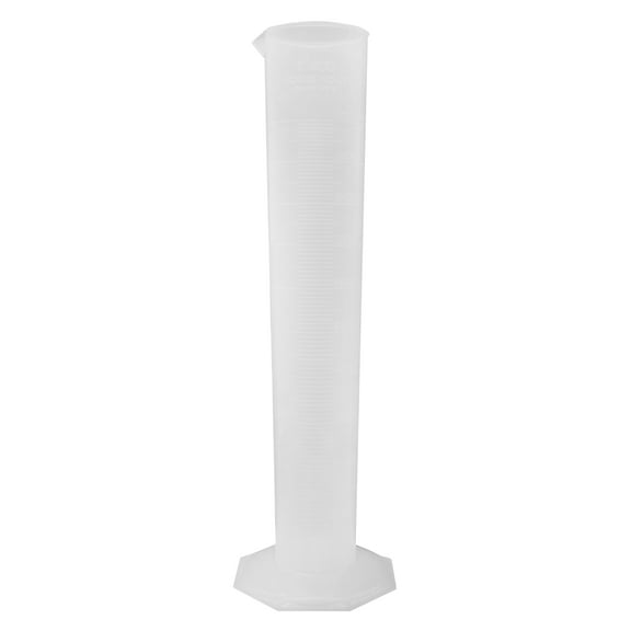 Measuring Cylinder, 1000ml - Class B Tolerance - Octagonal Base - Polypropylene Plastic - Industrial Quality, Autoclavable - Eisco Labs