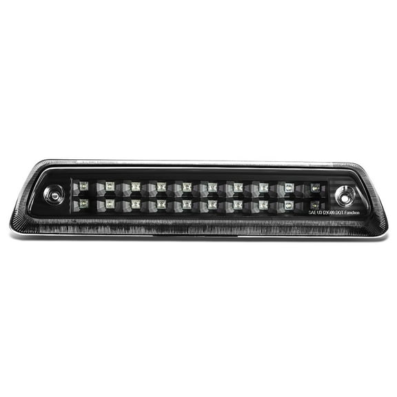 DNA Motoring For 09-14 Ford F150 Mark LT Full LED Third 3RD Tail Brake Light Cargo Lamp Black