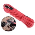 thumbnail image 3 of koolsoo 6mm x 15m Synthetic Fiber Winch Line Cable Rope for ATV UTV Boat Repairable Red, 3 of 8