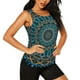 thumbnail image 2 of Fotbe Mandala Blusas Sin Mangas para Mujer – Estilo Casual, Corte Suelto, Slim-Fit, Cuello Redondo Deportivo, Tops de Verano para Gimnasio y Yoga-Large, 2 of 7