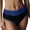 Blue, variant on Women’s High Waist Cotton Thong – Breathable G-String Underwear for All Seasons, Comfortable Everyday Thong Yellow XL