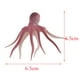 thumbnail image 4 of 3 piezas de decoraciones de acuario, pulpo artificial de silicona brillante, adornos de silicona para acuarios para decoraciones de peceras Fernando Decoración de acuarios de peces artificiales, 4 of 8
