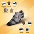 thumbnail image 2 of LIBERTYZENO Men Oxford Style Adult Dress Shoes Gray 9.5, 2 of 7