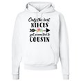 thumbnail image 2 of Inktastic Only the Best Nieces Get Promoted to Cousin Adult Hoodie Sweatshirt, 2 of 4