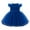 Blue, variant on Toddler Mesh Tutu Dresses Ruffle Sleeve Multi-layer Tulle Flower Wedding Birthday Summer Baby Girls Dress 6M-3Y
