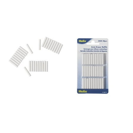 Auto Eraser - Helix Auto Eraser Refills Pack of 30 (19071)