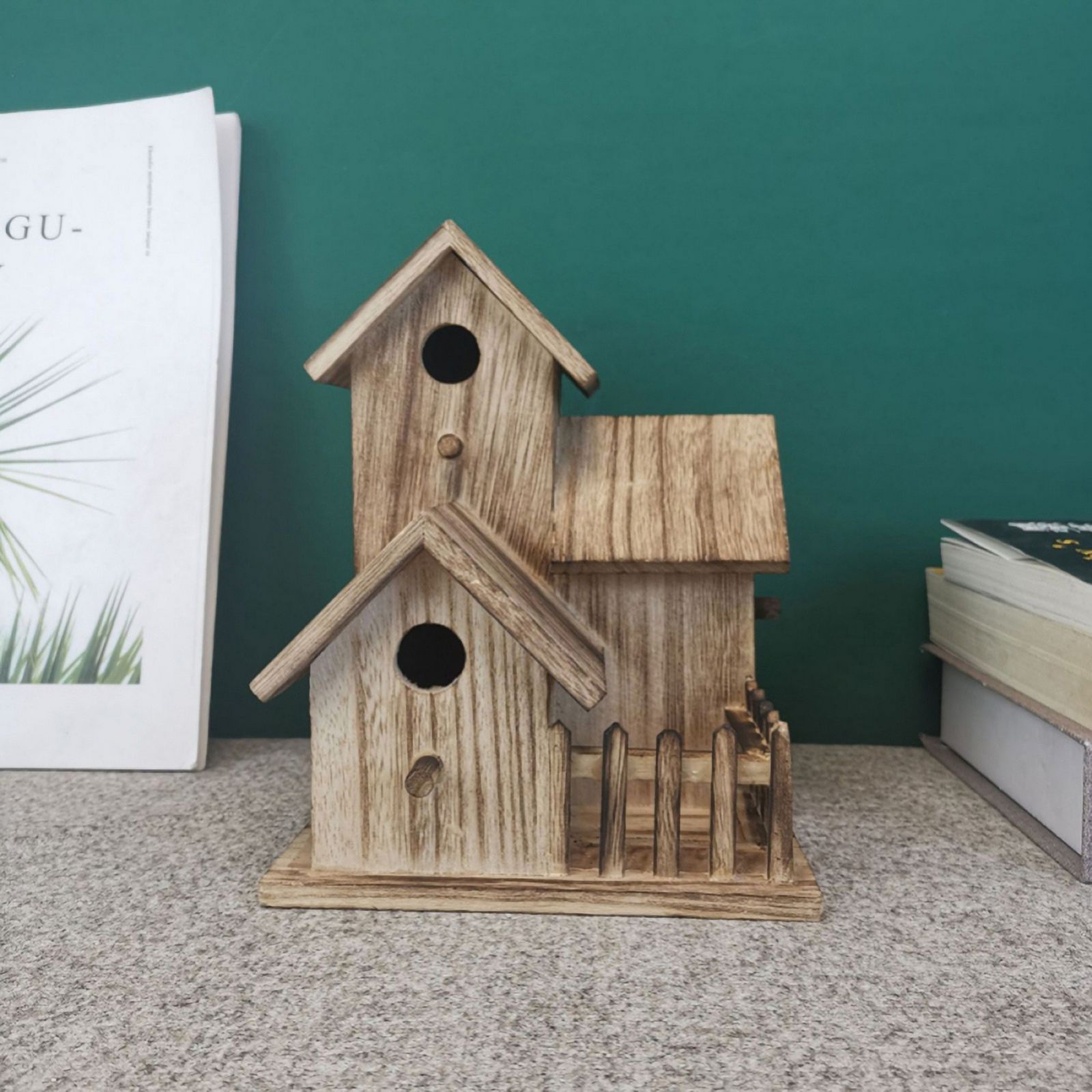 Outdoor Wooden Bird Nests Adult Craft Kits Natural Wood Bird Houses Hanging Bird Houses Bird Houses Children's Decorations Bird Feeder Kits Children's Garden Decorations