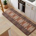 thumbnail image 5 of Red Boho Ethnic Geometric Pattern Kitchen Rug Mat,Kitchen Runner Rugs Non Skid Washable,Decorative Kitchen Floor Mats for Kitchen,Sink,Laundry,17"x47.2", 5 of 7