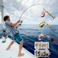 thumbnail image 1 of 10PCS Metal Fishing Sequins Hooks Feather Fishhook Tackle, 1 of 7