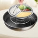 thumbnail image 1 of Bandeja de Acero Inoxidable perfecl para Cocinar Al Cesta Dividida con Asa 19 cm x 3 cm, 1 of 8