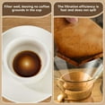 thumbnail image 3 of #4 Natural Brown Paper Cone Coffee Filters, Unbleached Coffee Filter 4, Fit 8~12 Cup Cuisinart Ninja Bonavita OXO Coffee Maker & #4 Cone Coffee Drippers, Replace Melitta Coffee Filters No.4 (100), 3 of 4