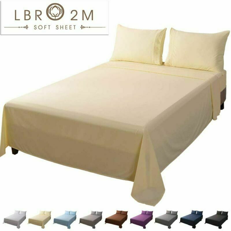 Lbro2m Bed Sheet Set Twin Xl Size 16, What Are The Measurements Of Queen Size Bed Sheets