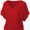 Red, variant on Summer Tops for Women Elegant V-Neck Casual Batwing Short Sleeves Summer Basic Tops Tee Fashion Dolman Tops Plus Size