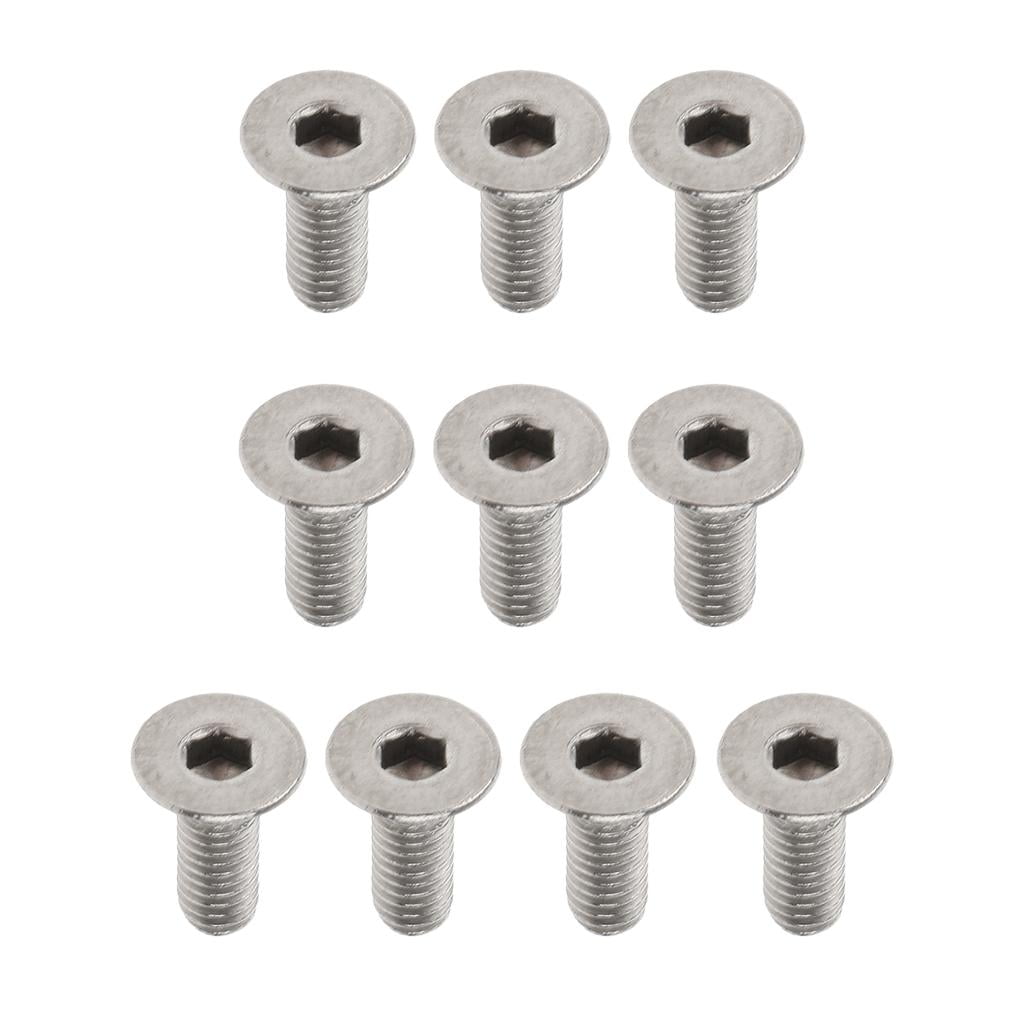 M3x6mm Hex Button Head Cap Screws,100 pcs 304 Stainless Steel Machine Screws Bolts Nuts Flat and Spring Lock Washers with Wrench 