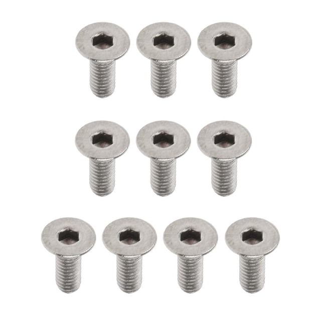 10x Métricas M3 x 6 15 mm Cabeza de botón Hexagonal Tornillos de hexagonal Pernos M3 x 10 mm Cola Pernos de cabeza de botón de enchufe