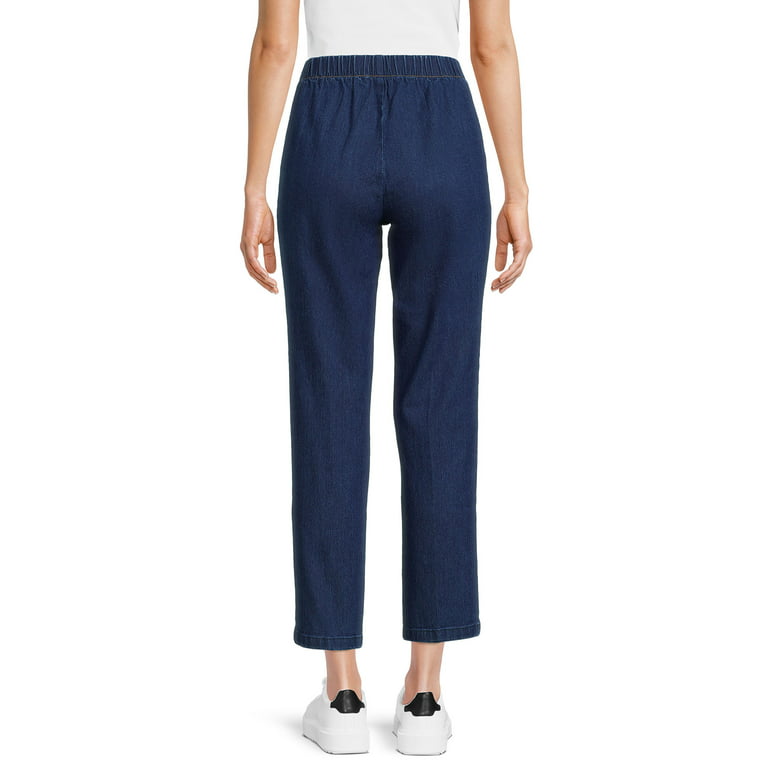 RealSize Women's Stretch Pull On Pants with Pockets