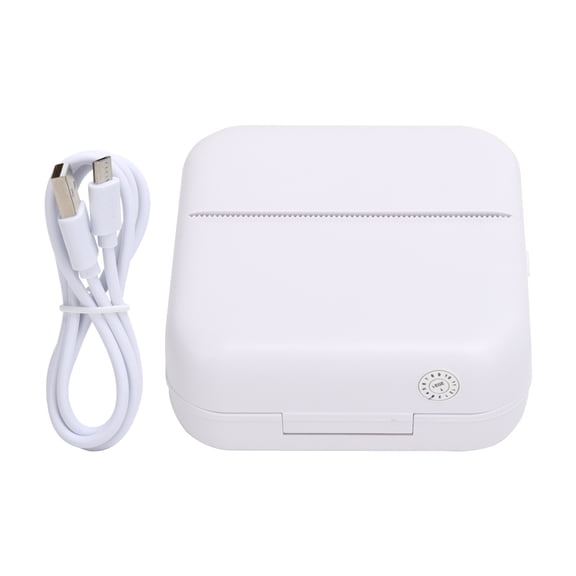 Mini Imprimante de Poche, Imprimante Sans Encre 200dpi Mini Légère Durable pour Travailleurs de Bureau pour Photo pour Étiquette Mémo pour Étudiants Rose,Vert