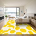 thumbnail image 3 of ODIKA 3'x5' Machine Washable Non-Slip Area Rug, Abstract Yellow High Traffic Rug, Yellow, 1030472, 3 of 7
