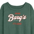 thumbnail image 3 of Barq's - Iconic Drinks & Beverages - Original Logo - Women's Lightweight French Terry Long Sleeve Shirt, 3 of 5