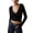 Black, variant on Crop Tops for Women Deep V Neck Long Sleeve Shirts with Thumb Hole Front Wrap Sexy Y2k Shirt Lightweight Slim Fit Yoga Pilates Tees Workout Athletic Tunic Top 2026 Summer Fall Outfits(Khaki,S)