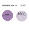 thumbnail image 2 of Unique Bargains 25 Pack 1-Inch Purple Sanding Discs 1500 Grits Hook & Loop Professional Aluminum Oxide Sandpaper Mini Size, 2 of 5