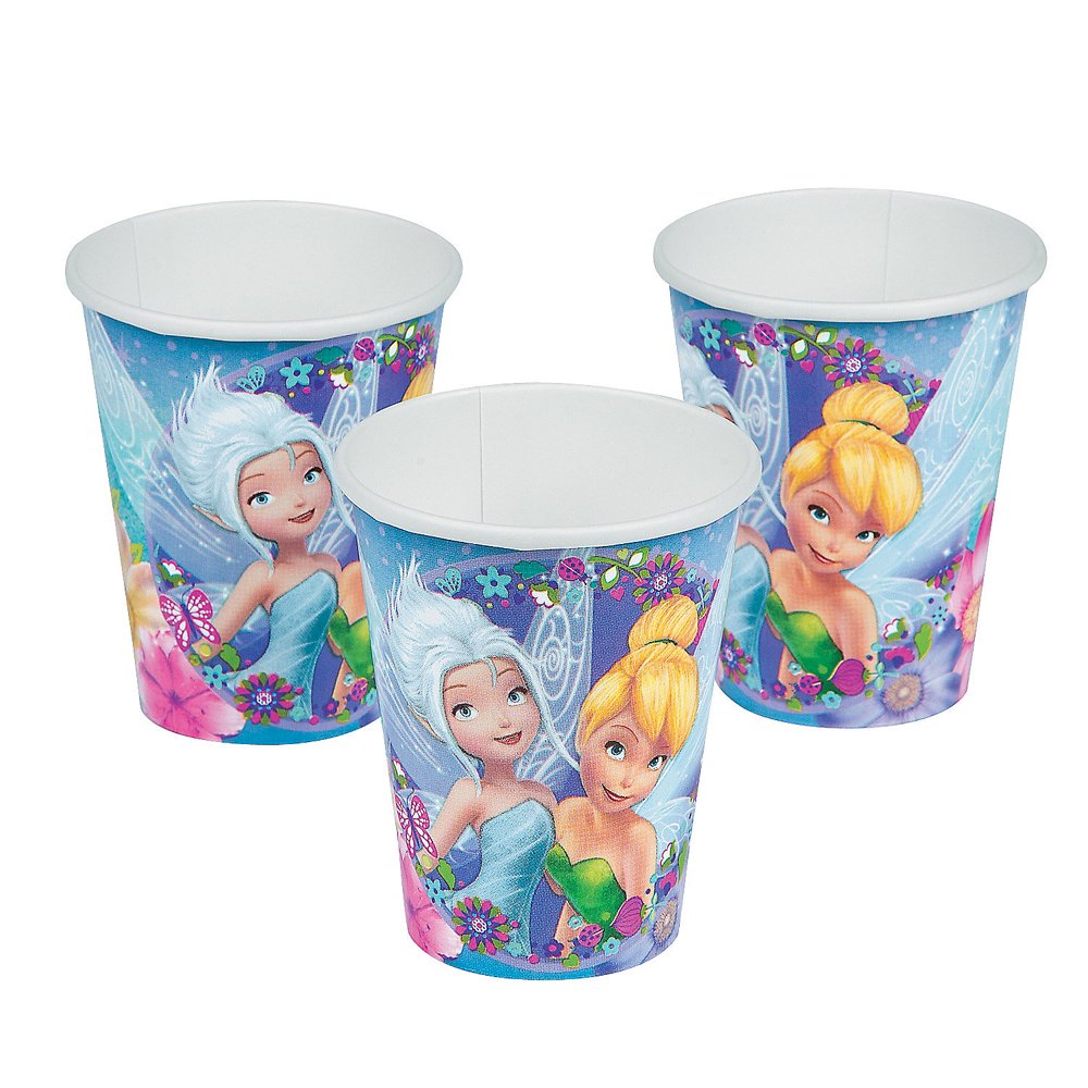 Tinker Bell 9Oz Cups - Party Supplies - 8 Pieces - Walmart.com ...