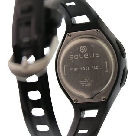Soleus Women's SR019-001 Dash Small Digital Display Quartz Black Watch