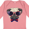 thumbnail image 4 of Inktastic Pug Dog July 4th Patriotic Sunglasses Boys or Girls Long Sleeve Baby Bodysuit, 4 of 5