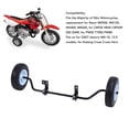 thumbnail image 4 of Off Road Training Wheel, Training Wheel Anti Rust 8inch Wear Resistant Tires Shock Absorption  for PW50 TTR50 PW80, 4 of 7