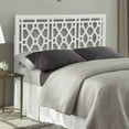 thumbnail image 2 of Comfort Pointe Thomas Chippendale White Wood Headboard - King, 2 of 5