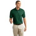 thumbnail image 3 of Hanes Cotton-Blend Men`s Jersey Polo, L, Deep Forest, 3 of 6