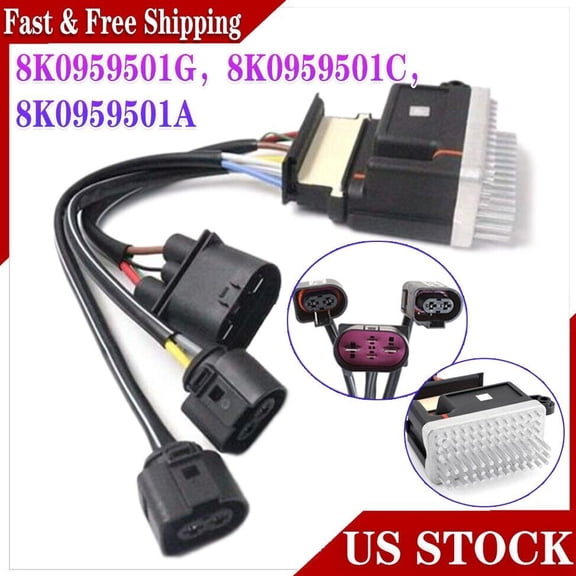 Cooling Fan Control Module for Audi A4 A5 Quattro 2009-16 Q5 2010-16 8K0959501G