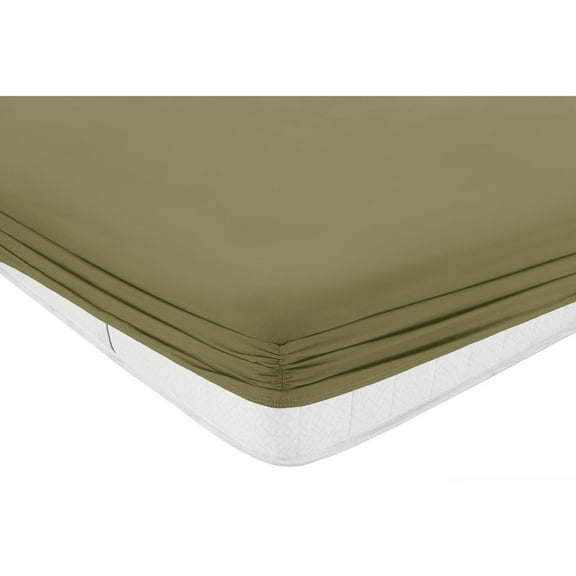 Yatas Bedding King Size Penny Fitted Sheet - Green