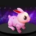 thumbnail image 3 of Lindo baile eléctrico pa , iluminación musical, conejo, a batería, muñeca animal, pa , niñas, pequeños, regalos de Sunnimix Juguetes interactivos, 3 of 8