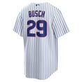 thumbnail image 3 of Men's Nike Michael Busch White Chicago Cubs Home Replica Jersey, 3 of 3