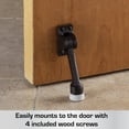 thumbnail image 6 of Brinks Commercial Steel Matte Brass/Black Kick-Down Door Holder Mounts to door 1 in., 6 of 8