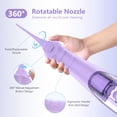 thumbnail image 4 of Irrigador bucal dental portátil SEJOY hilo dental de agua inalámbrico 230ml recargable con 8 puntas de chorro, 4 of 8