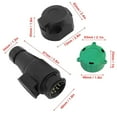 thumbnail image 5 of DC12V 13 Pin Truck Trailer Plug Socket Kit Signal Connector Wiring Harness Mounting Bracket Kits for Car Trailer RV Truck Ship, 5 of 5