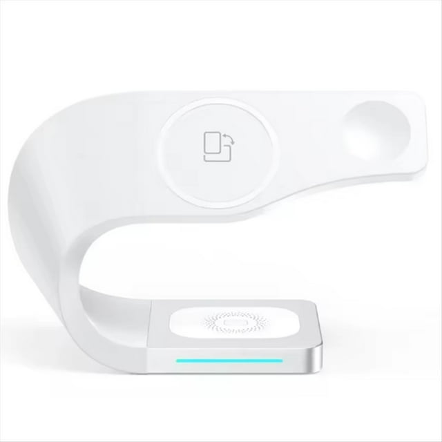 Cargador Inalámbrico Magnético 4 en 1, Estación de Carga Rápida Universal para Teléfonos Móviles, B