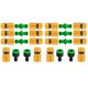 thumbnail image 1 of Kit de Conector de Manguera de JardíN de Plástico de 26 Piezas para Tubo de Tubería de Manguera de JardíN de Unión, 1 of 5