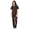 thumbnail image 1 of Maevn Core Unisex V-Neck Scrub Top & Unisex Seamless Scrub Pant Set, 1 of 5
