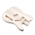 thumbnail image 4 of Wooden Electric Guitar Body Replacement for TL Style Poplar Wood Unfinished Stringed Instrument Body, 4 of 7