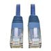 thumbnail image 3 of Tripp Lite 100ft Cat6 Gigabit Molded Patch Cable (RJ45 M/M), Blue, 3 of 8