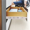 thumbnail image 6 of 10" - 22" Stainless Steel Drawer Slides Soft Close Drawer Track Rail Sliding Three-Section Cabinet Slides Furniture Hardware, 6 of 6