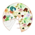 thumbnail image 3 of Kll Floral Vintage Christmas Tree Skirt 48",Party Decorations Farmhouse For Christmas Decorations Holiday Party, 3 of 8