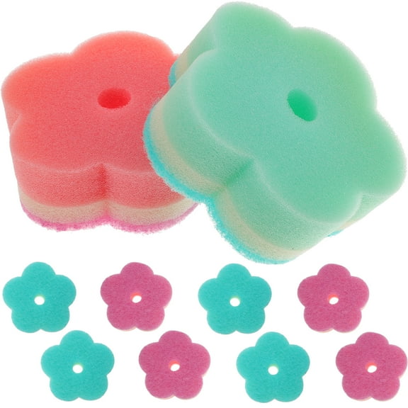 OUNONA 10 Pcs Melamine Sponge Cleaning Sponge for Kitchen Easy-to-hold Sponge