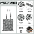 thumbnail image 3 of Floral and Wildflower Canvas Tote – Bright and Colorful Rustic Farmhouse Style Bag, 3 of 3