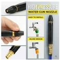 thumbnail image 7 of sruoe Water Hose Nozzle, Washing Water Gun, Pressure Washer Wands, Trigger Thumb Control Garden Hose Nozzle Sprayer, , Metal Water Nozzle, Water Nozzle for Car Wash Cleaning, 7 of 7