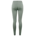 thumbnail image 3 of A2Y Women's Comfort Mordern Stretch Skinny Ponte Pants Light Grey S, 3 of 7